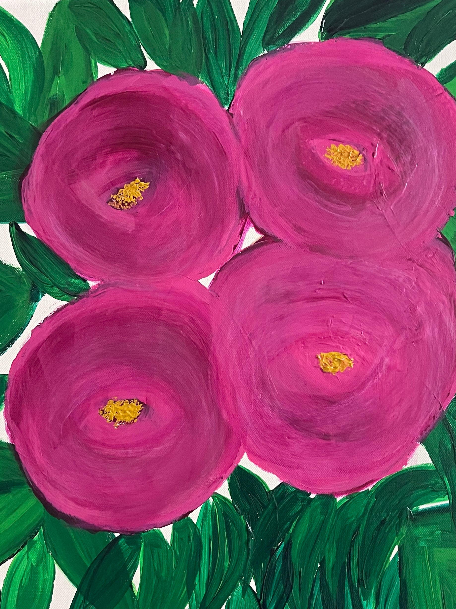 Pink Tulips Painting