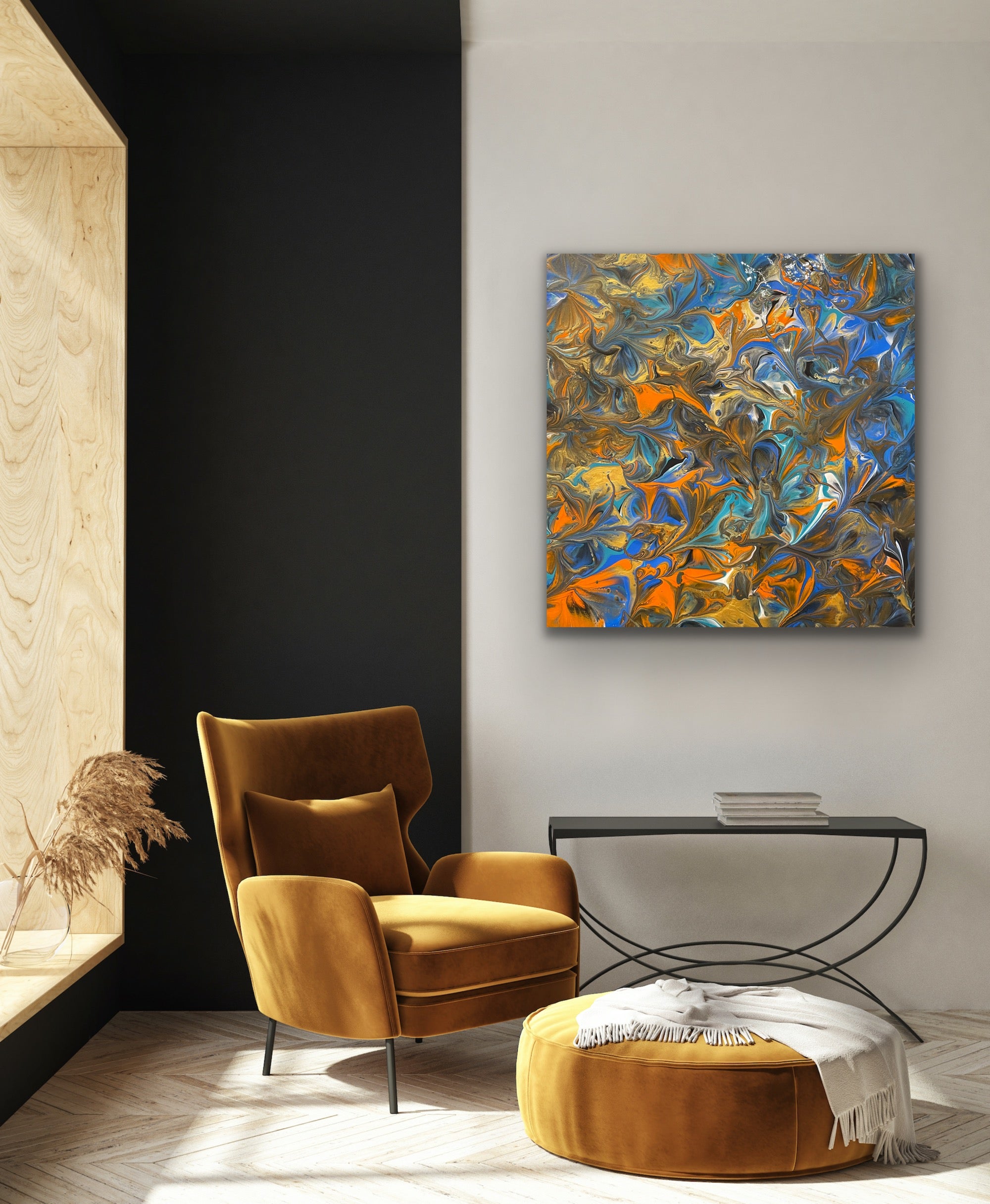 Abstract Safari Painting
