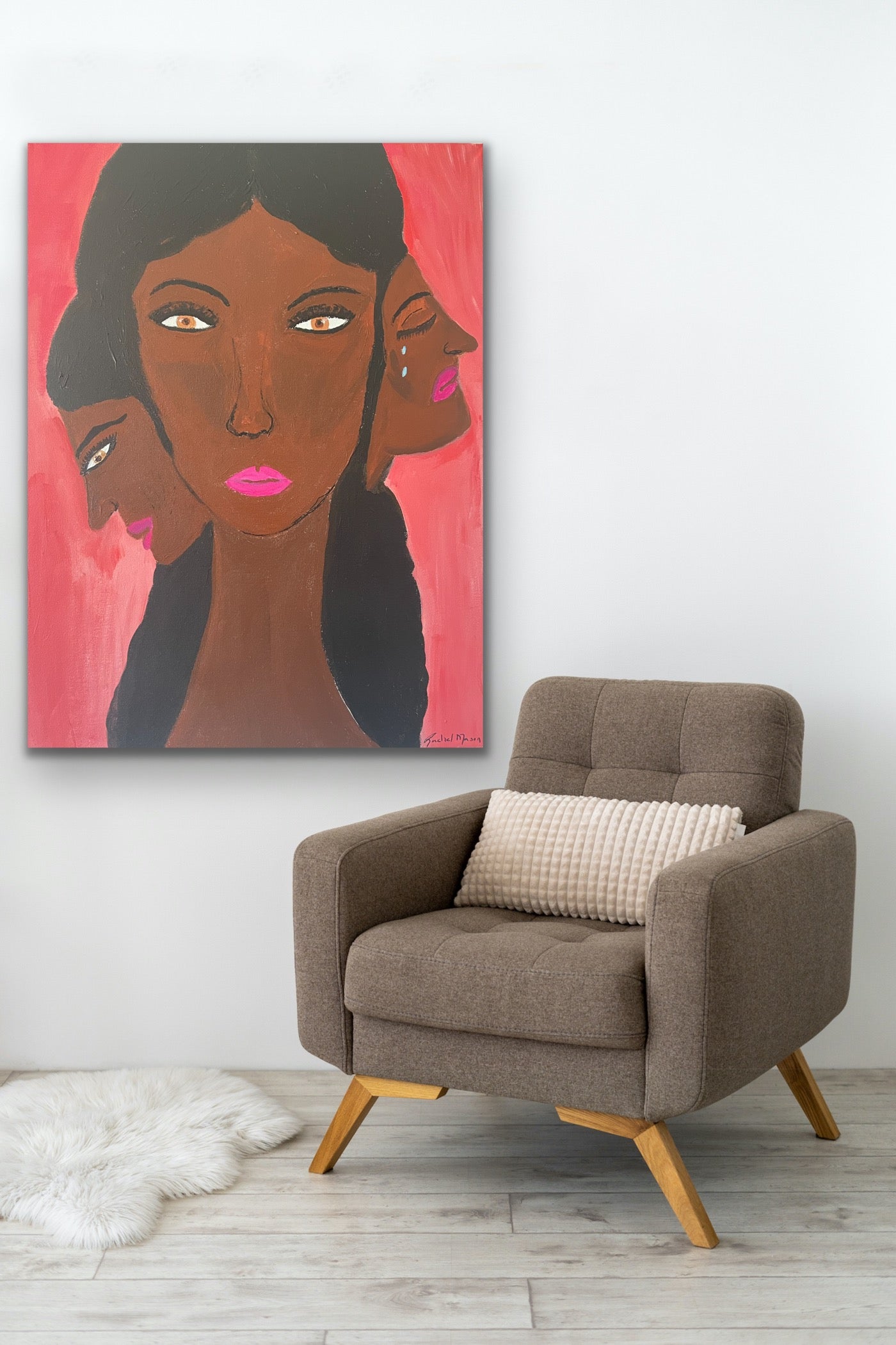 Three Faces of Eve Painting