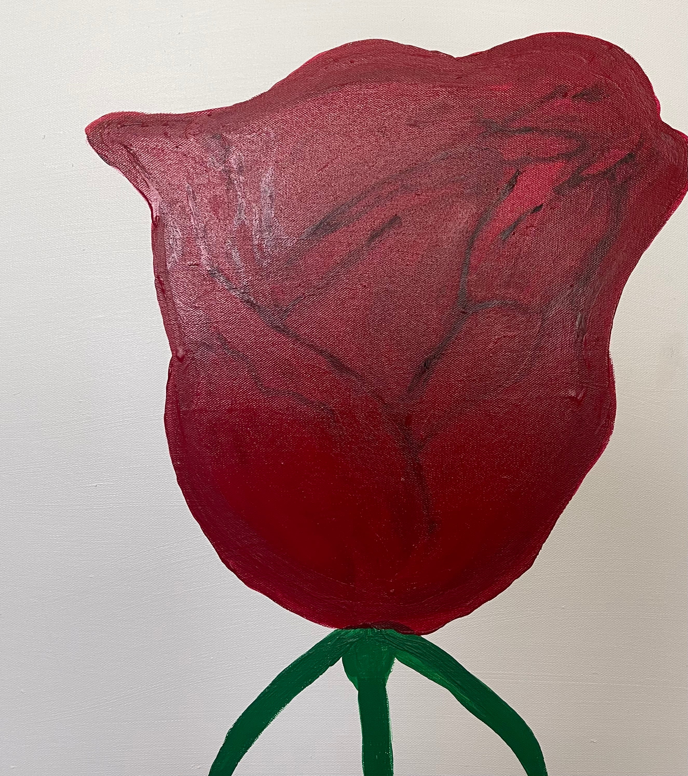 A Rose Painting