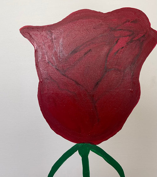 A Rose Painting