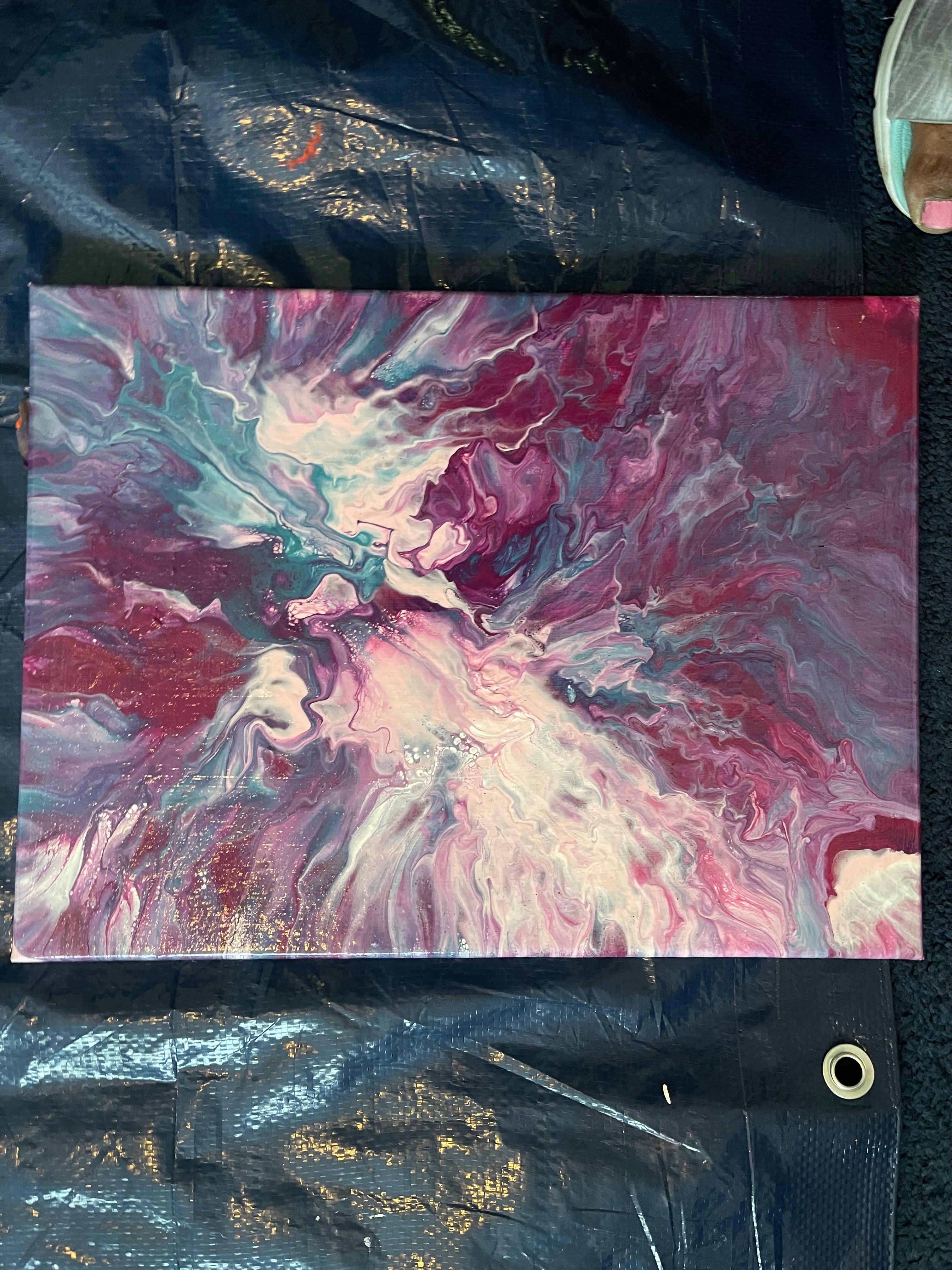 Abstract Starburst Painting